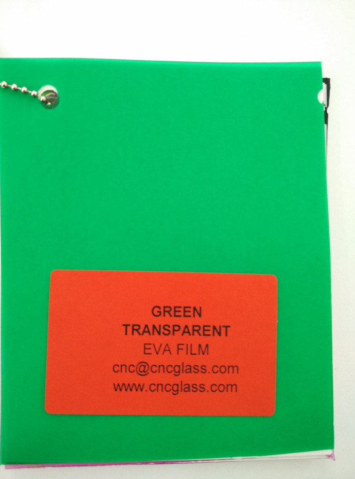 Green EVAVISION transparent EVA interlayer film for laminated safety glass (15)