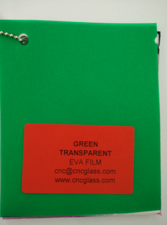 Green EVAVISION transparent EVA interlayer film for laminated safety glass (16)