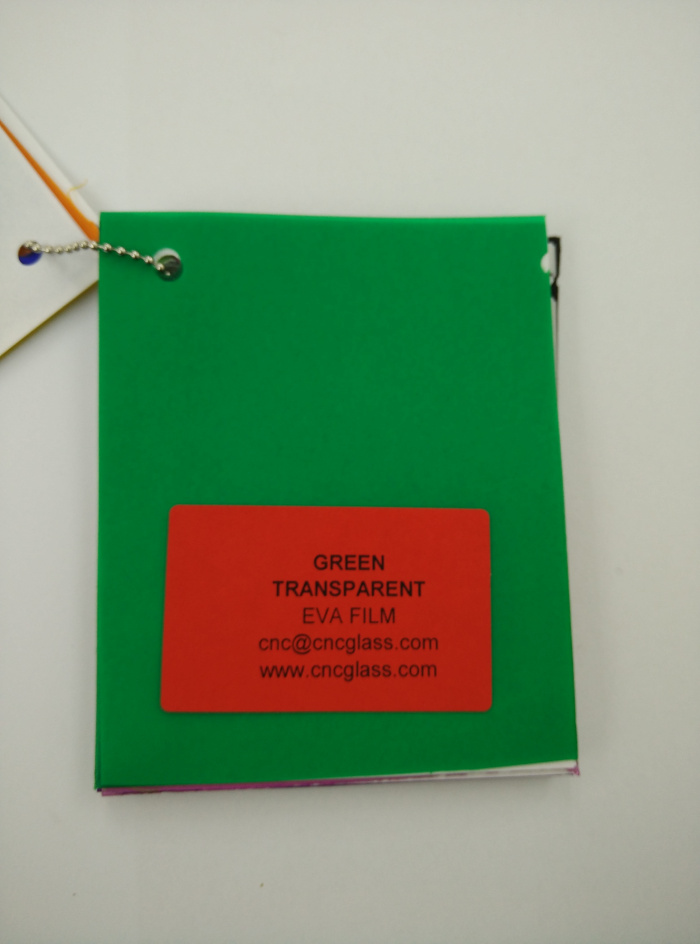 Green EVAVISION transparent EVA interlayer film for laminated safety glass (18)