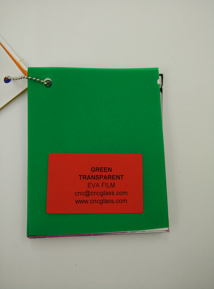 Green EVAVISION transparent EVA interlayer film for laminated safety glass (19)