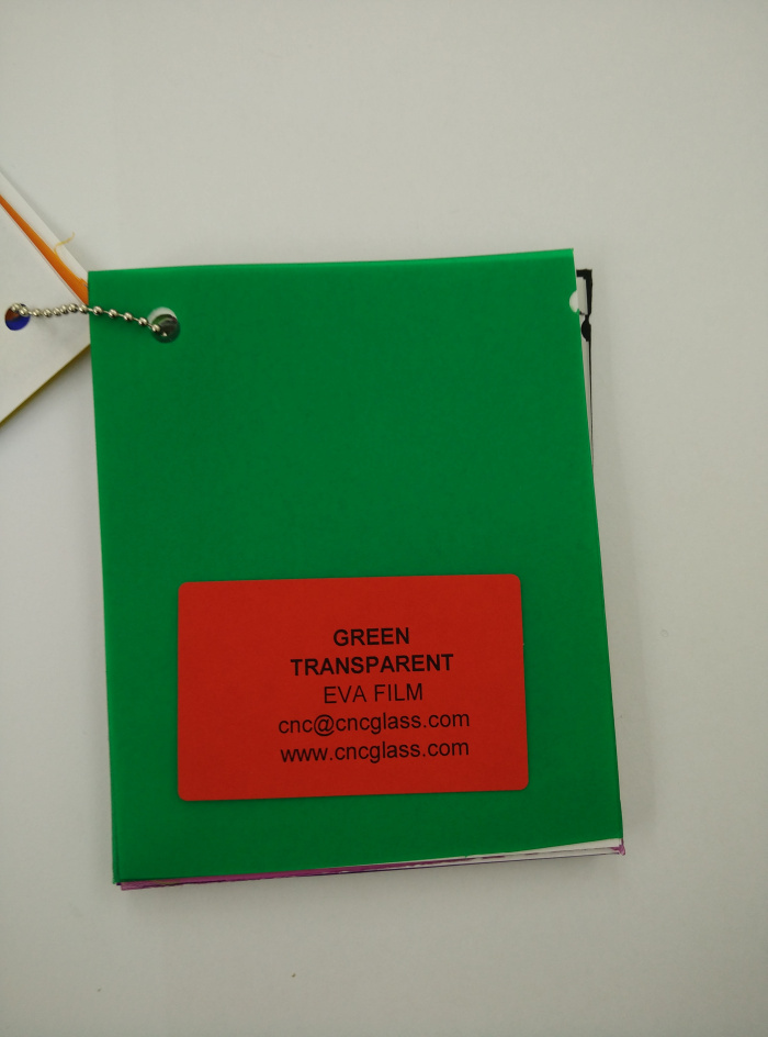 Green EVAVISION transparent EVA interlayer film for laminated safety glass (59)